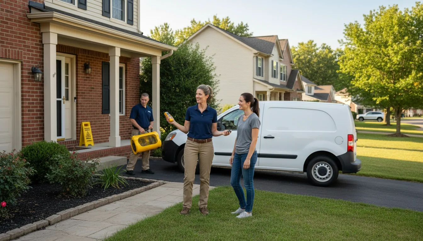Water restoration image for Emergency Water Damage Restoration in Petroleum, IN